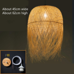 Bamboo Weaving Creative Personality Chinese Bamboo Chandelier-1