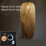 Bamboo Weaving Creative Personality Chinese Bamboo Chandelier-1